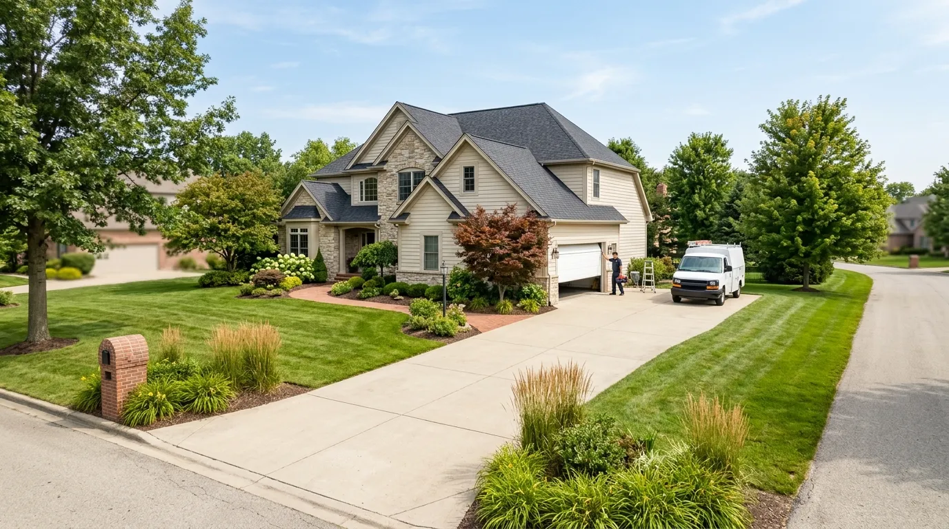 Garage door service call in Fayetteville, NC
